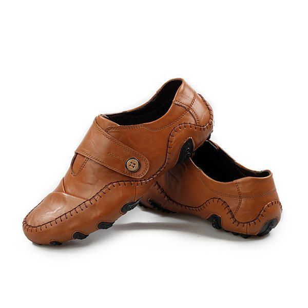 Atmungsaktive Oxfords Aus Weichem Leder Für Herren Mit Oktopusmuster Und Gummisohle