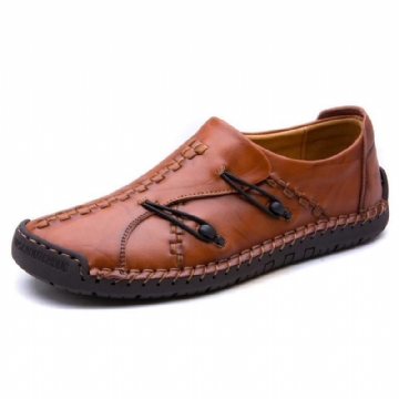 Bequeme Herren Oxfords Aus Echtem Leder Mit Weicher Sohle