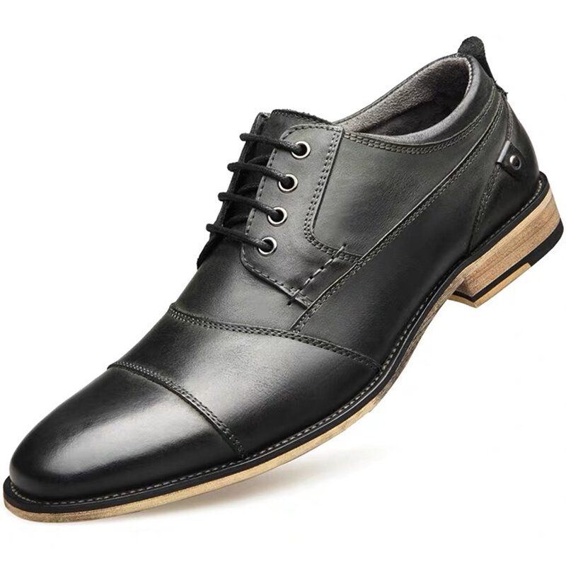 Bequeme Rutschfeste Business Casual Formelle Schuhe Zum Schnüren Für Herren