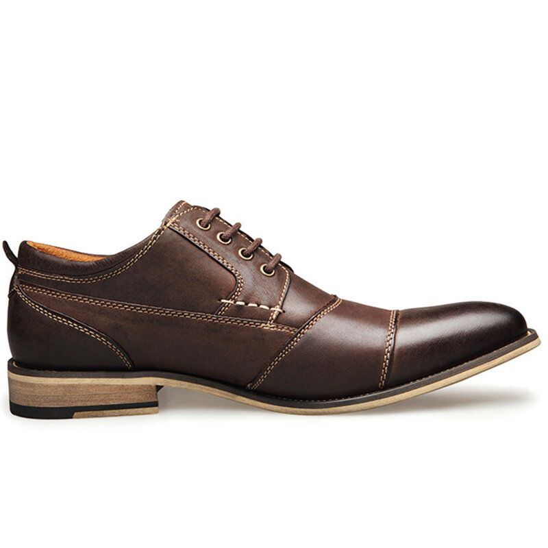 Bequeme Rutschfeste Business Casual Formelle Schuhe Zum Schnüren Für Herren