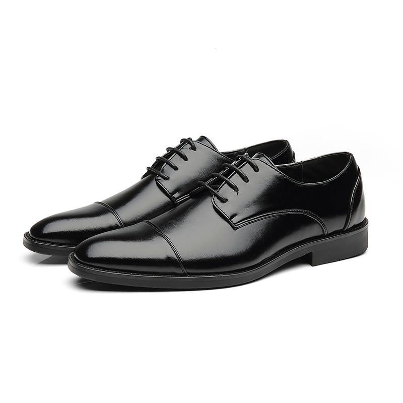 Big Size Herren Formal Oxfords Business Leder Weiche Schuhe