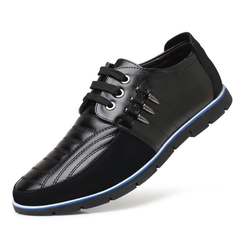 Big Size Herren Mikrofaser Business Soft Oxfords Lederschuhe