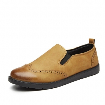 Business Casual Loafer Für Herren Chelsea Slip On Arbeitskleid Handgenähte Schuhe