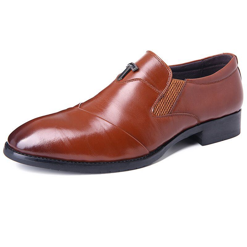 Business Kleid Oxford Schuhe Aus Reinem Leder Für Herren