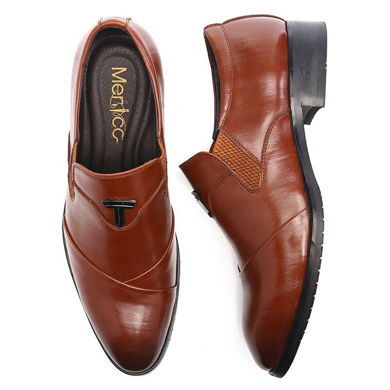 Business Kleid Oxford Schuhe Aus Reinem Leder Für Herren