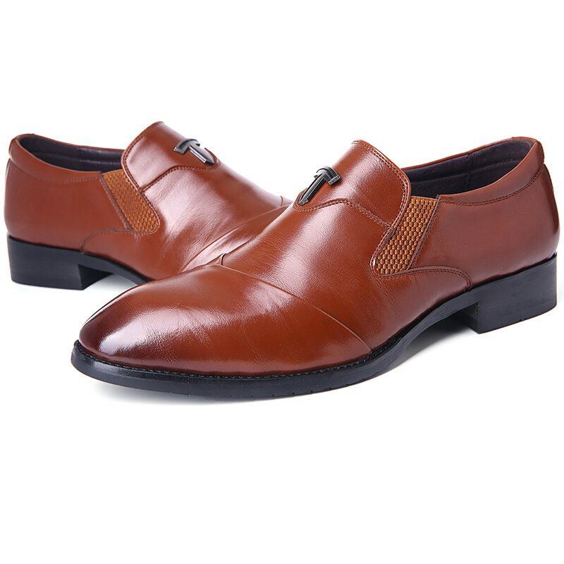 Business Kleid Oxford Schuhe Aus Reinem Leder Für Herren