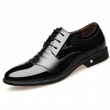 Formale Herrenschuhe Aus Mikrofaser Business Oxfords