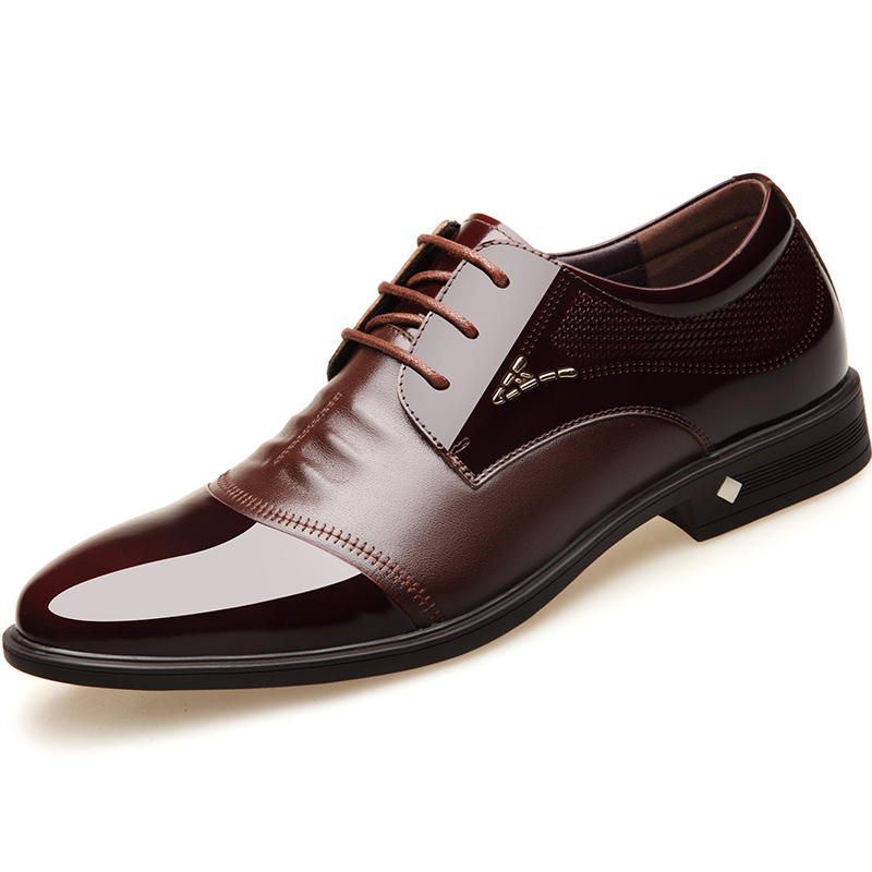 Formale Herrenschuhe Aus Mikrofaser Business Oxfords