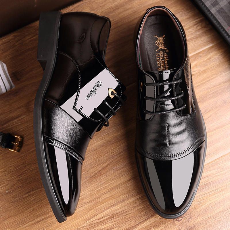 Formale Herrenschuhe Aus Mikrofaser Business Oxfords