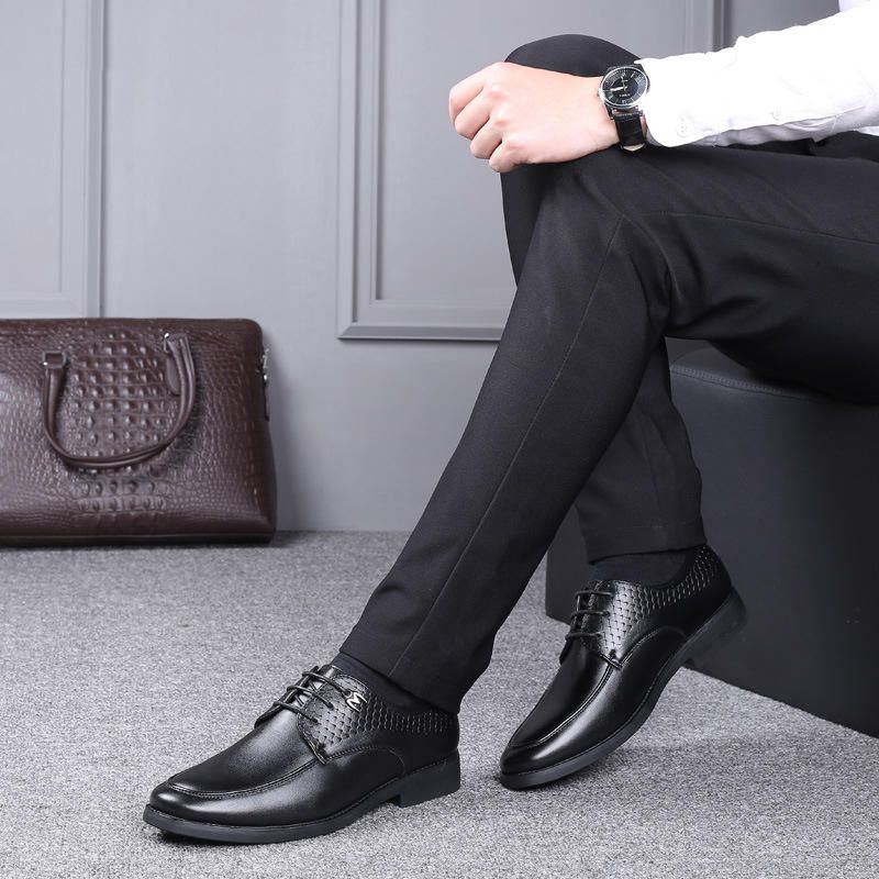 Formaler Herrenschuh Mit Lässigem Muster Zum Hineinschlüpfen Weiche Business Oxfords