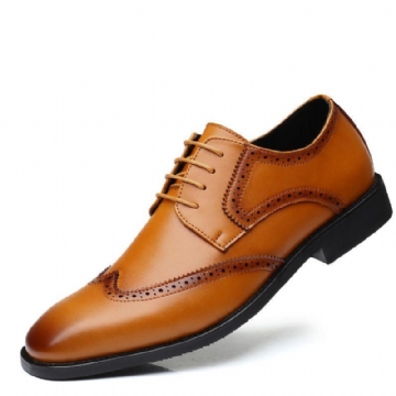 Große Größe Herren Brogue Oxfords Normale Business Kleiderschuhe