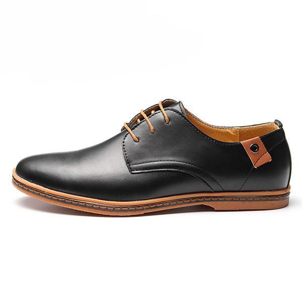 Große Herren Business Schuhe Flache Lässige Weiche Oxfords Schuhe