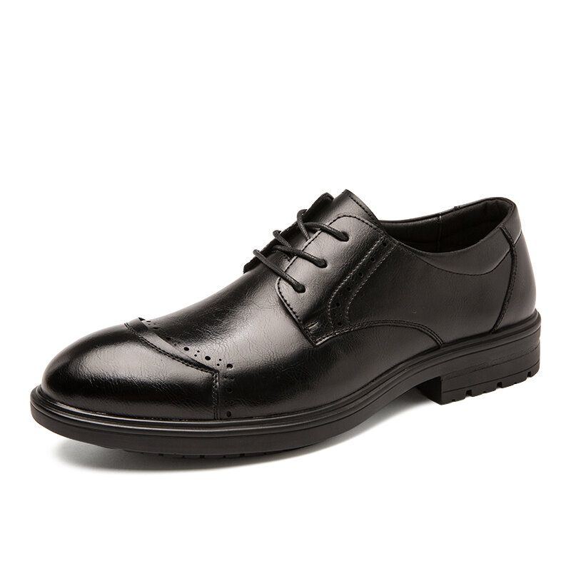 Herren Brogue Schnürschuhe Business Wearable Oxfords Schuhe