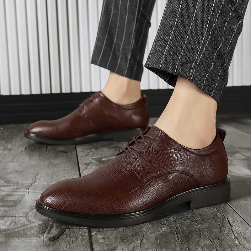 Herren Business Casual Rutschfeste Schnürschuhe