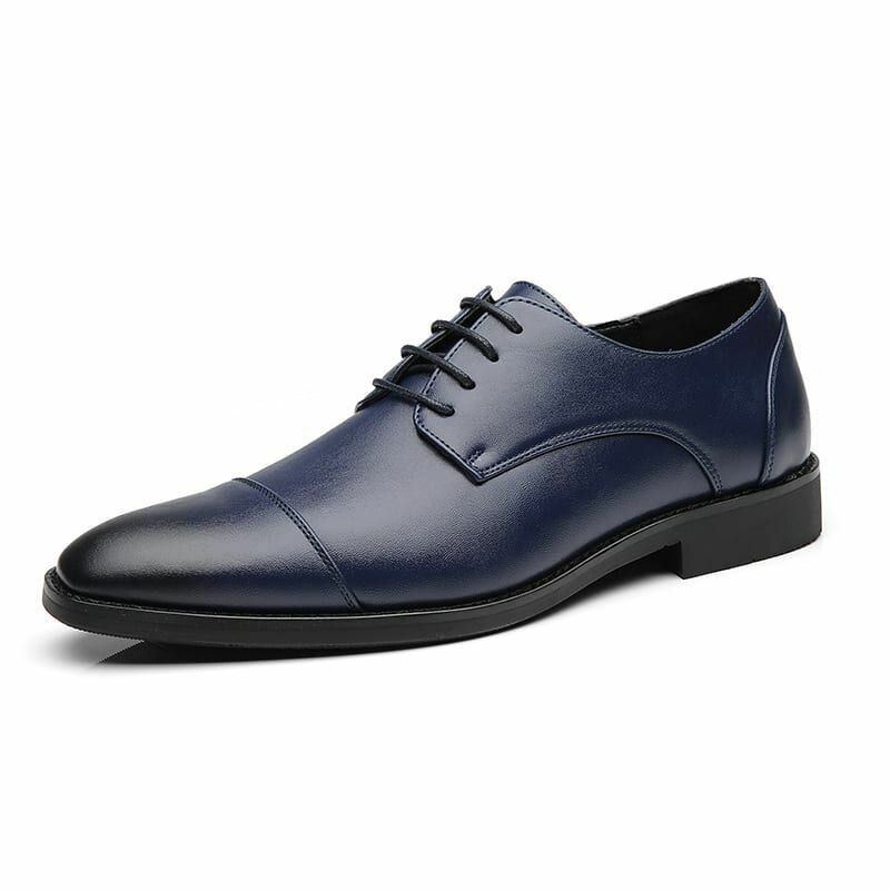 Herren Mikrofaser Leder Kleiderschuh Lässige Business Oxfords