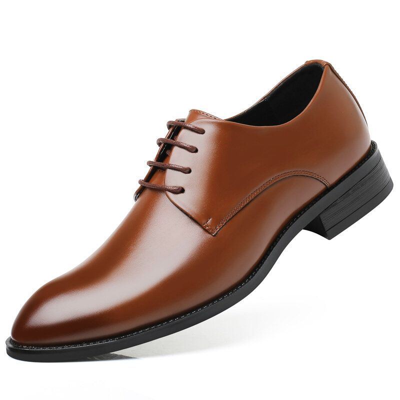 Klassische Weiche Bequeme Formelle Business Oxfords Lederschuhe Für Herren