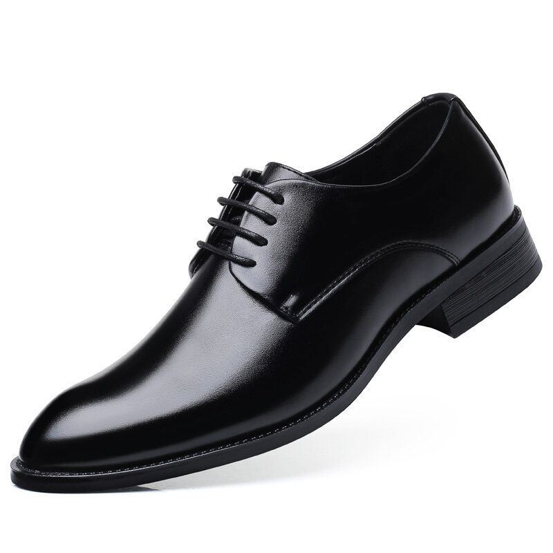 Klassische Weiche Bequeme Formelle Business Oxfords Lederschuhe Für Herren