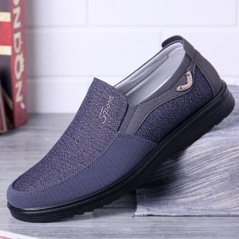 Lässige Leichte Und Bequeme Slip On Oxfords Für Herren In Großen Größen