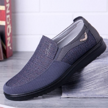 Lässige Leichte Und Bequeme Slip On Oxfords Für Herren In Großen Größen