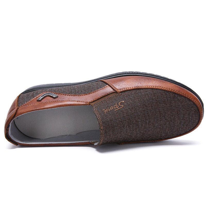 Lässige Leichte Und Bequeme Slip On Oxfords Für Herren In Großen Größen