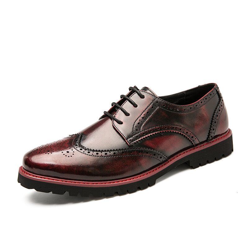 Herren Brogue Craved Retro Gentleman Abendschuhe