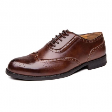 Herren Brogue Geschnitzter Formeller Schuh Casual Business Oxfords