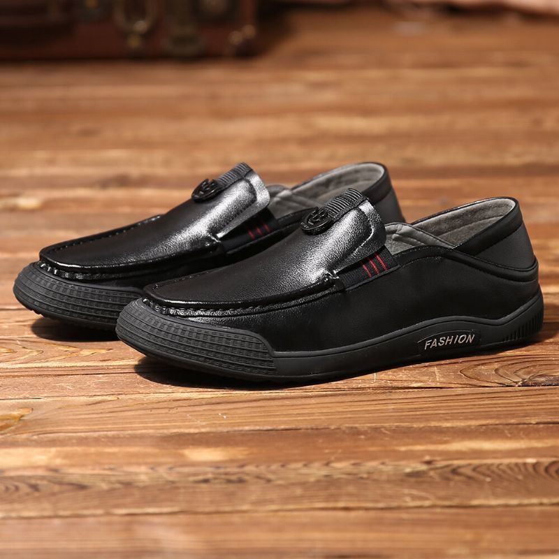 Herren Reine Farbe Casual Soft Driving Walking Loafers