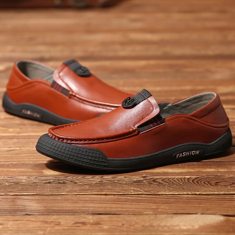 Herren Reine Farbe Casual Soft Driving Walking Loafers