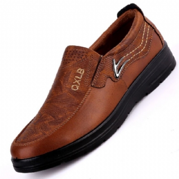 Herren Vintage Mikrofaser Casual Business Soft Sole Dress Schuhe