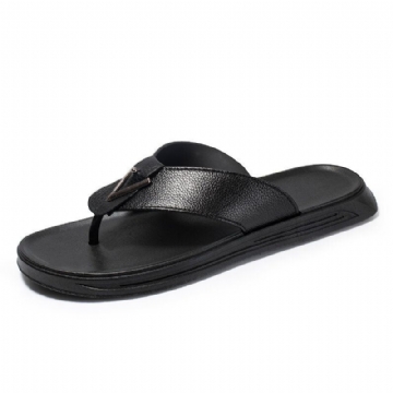 Atmungsaktive Rutschfeste Bequeme Clip Flip Flops Für Herren Lässige Strandhausschuhe