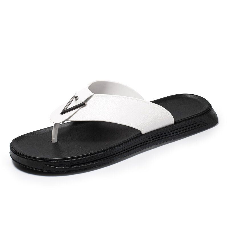 Atmungsaktive Rutschfeste Bequeme Clip Flip Flops Für Herren Lässige Strandhausschuhe