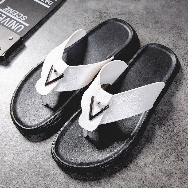 Atmungsaktive Rutschfeste Bequeme Clip Flip Flops Für Herren Lässige Strandhausschuhe