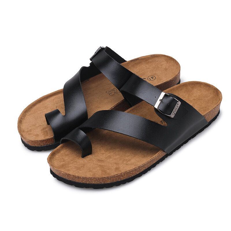 Atmungsaktive Rutschfeste Flip Soft Sole Beach Casual Slippers Für Herren