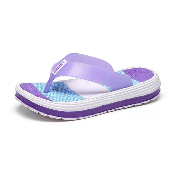 Damen Casual Soft Clip Toe Strandsandalen