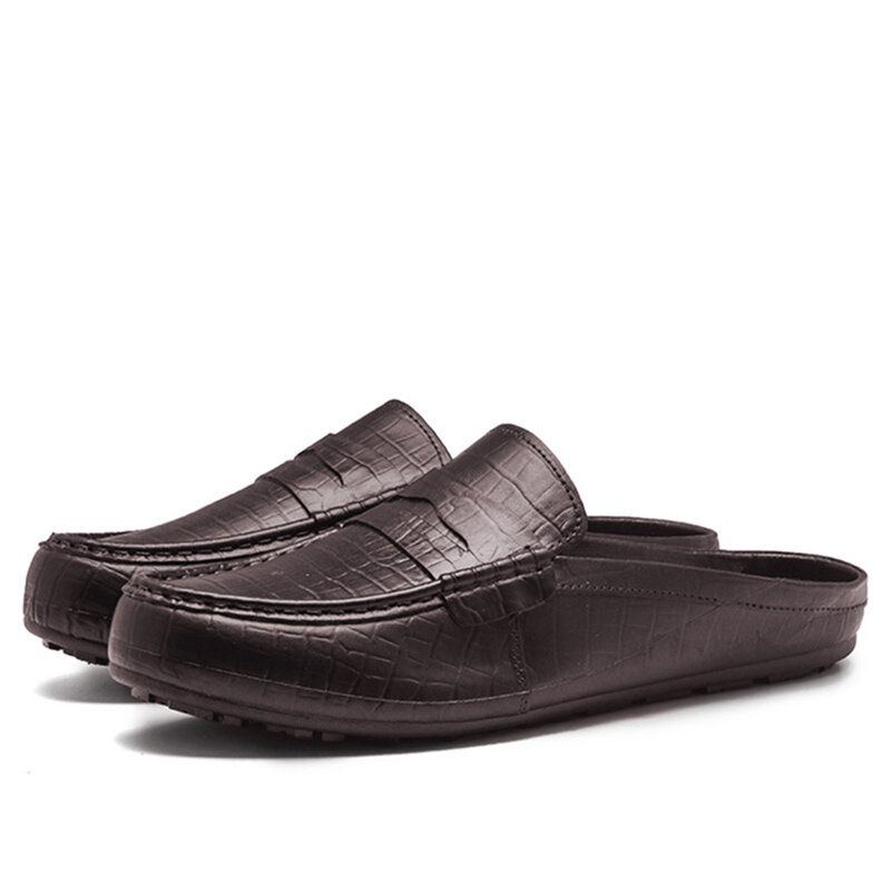 Herren Casual Beach Outdoor Driving Backless Slippers