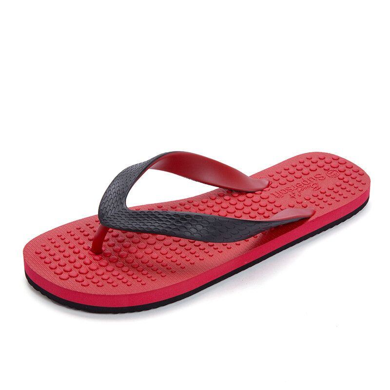 Herren Casual Flip Flop Massage Partikel Hausschuhe