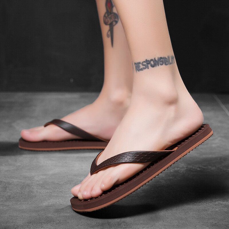 Herren Casual Flip Flop Massage Partikel Hausschuhe