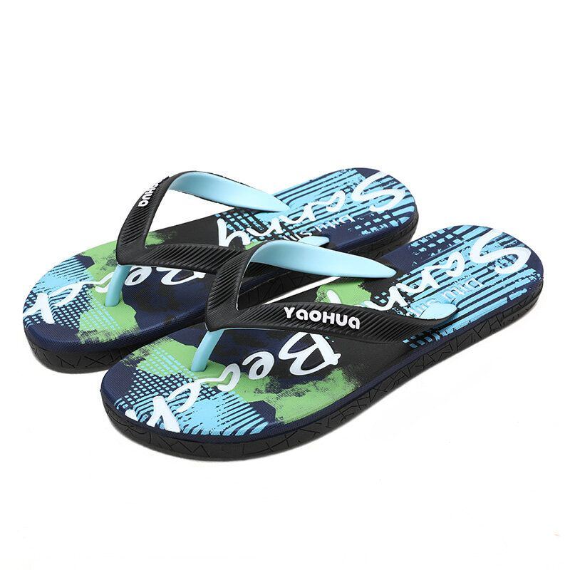 Unisex Strandhausschuhe Herren Damen Lässige Clip Toe Hausschuhe Atmungsaktive Anti Rutsch Flip Flops