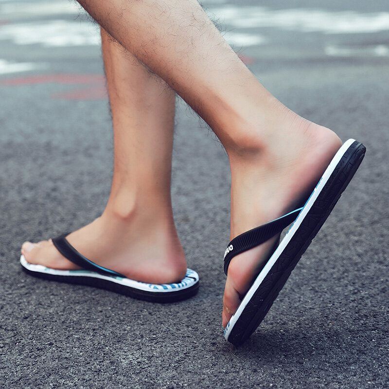 Unisex Strandhausschuhe Herren Damen Lässige Clip Toe Hausschuhe Atmungsaktive Anti Rutsch Flip Flops