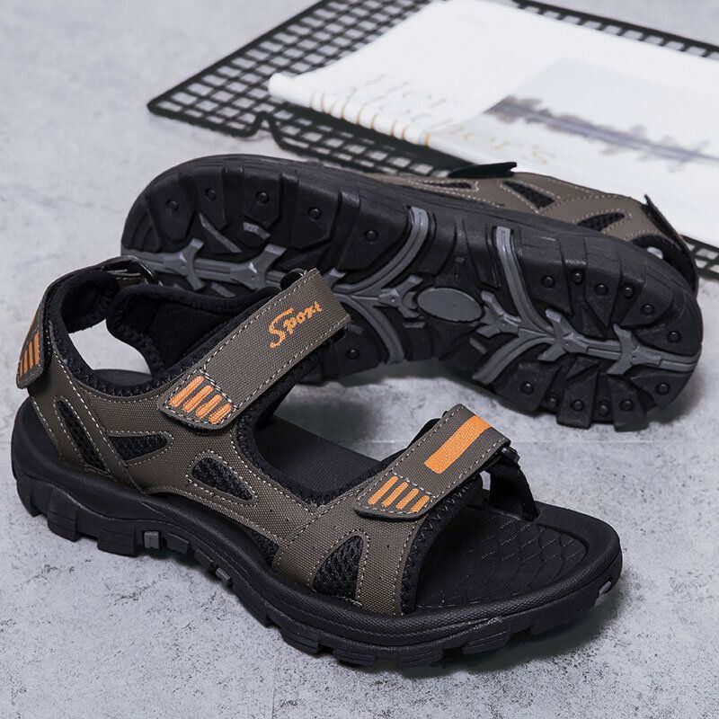 Atmungsaktive Geöffnete Rutschfeste Bequeme Lässige Outdoor Sandalen Für Herren