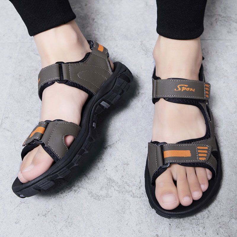 Atmungsaktive Geöffnete Rutschfeste Bequeme Lässige Outdoor Sandalen Für Herren