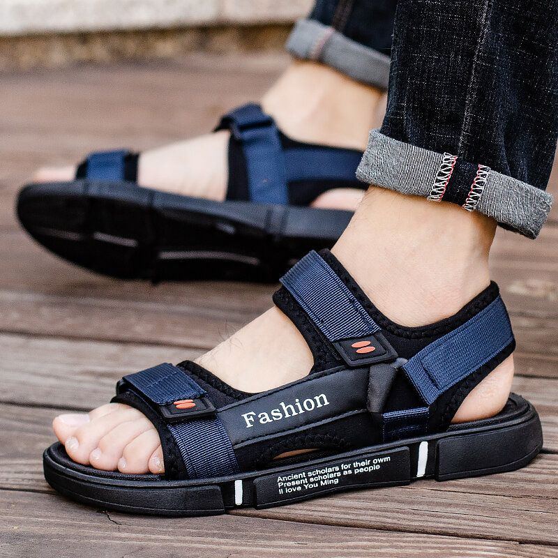 Atmungsaktive Geöffnete Rutschfeste Lässige Outdoor Sandalen Für Herren