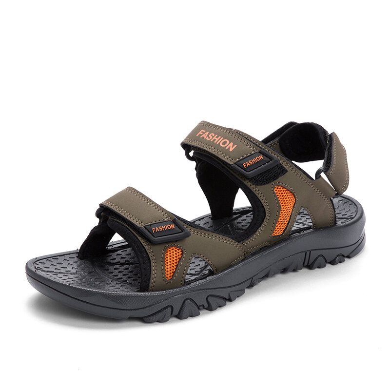 Atmungsaktive Rutschfeste Offene Bequeme Outdoor Sandalen Aus Mikrofaser Für Herren