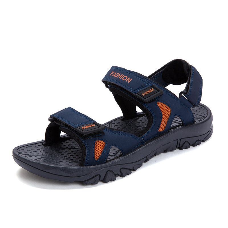 Atmungsaktive Rutschfeste Offene Bequeme Outdoor Sandalen Aus Mikrofaser Für Herren