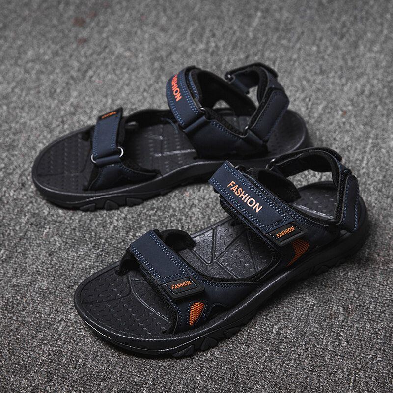 Atmungsaktive Rutschfeste Offene Bequeme Outdoor Sandalen Aus Mikrofaser Für Herren