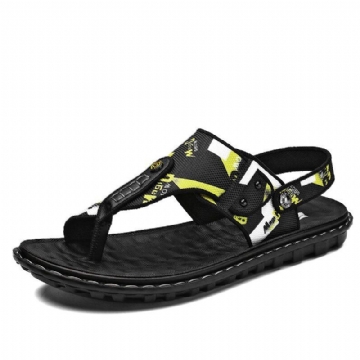 Atmungsaktive Rutschfeste Zwei Wege Strandsandalen Mit Clips Für Herren