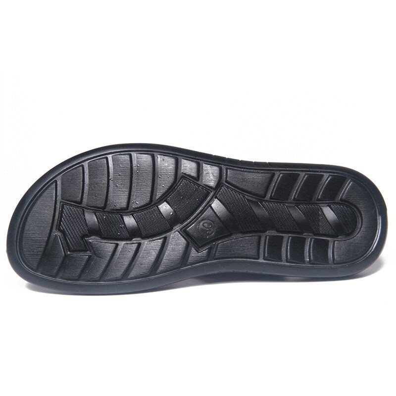 Atmungsaktive Weiche Sohle Aus Mikrofaser Für Herren Rutschfeste Zwei Wege Clip Toe Lässige Outdoor Sandalen