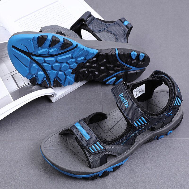 Atmungsaktive Weiche Sohle Offene Zehen Rutschfeste Strand Freizeit Und Outdoor Sandalen