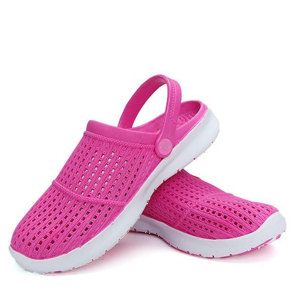 Ausgehöhlte Lässige Flache Strandschuhe Für Damen