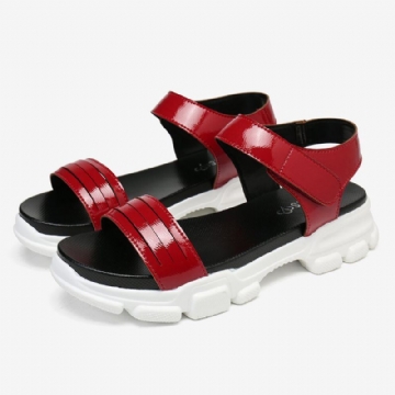 Bequeme Rutschfeste Damen Sportsandalen Mit Klettverschluss